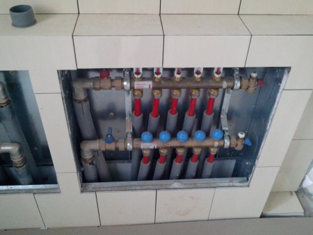 Гребенка на подогрев полов 